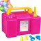 Air Balloon Pump Electric 600W 110V Portable Dual Balloon Inflator Blower Machine Suitbale for Birthday Party Decoration Quickly Inflation for Balloons